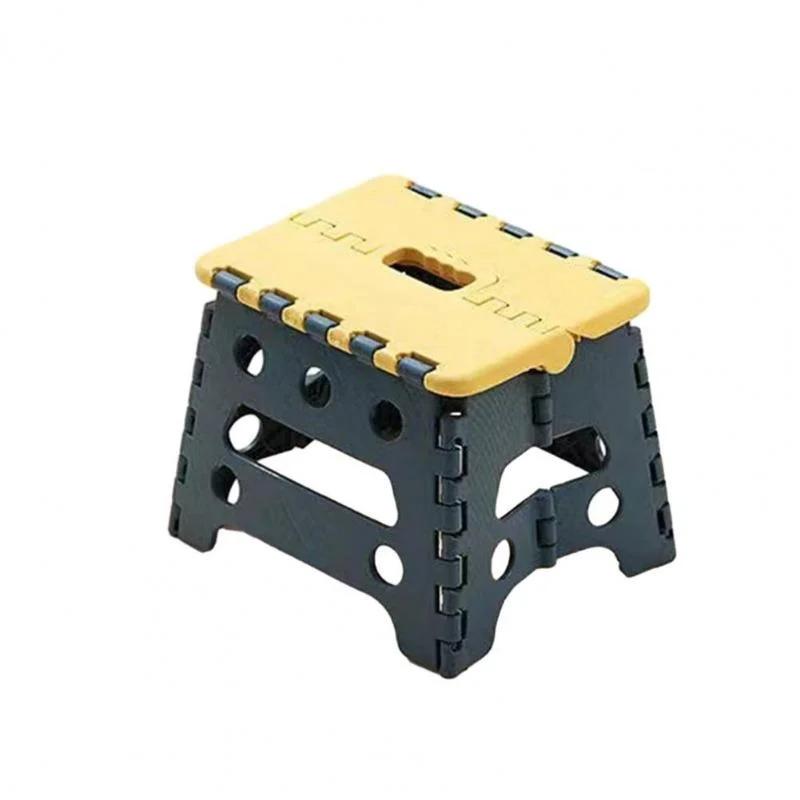 Outdoor Camping Garden Camping Kids and Adults Use Chair Seat Folding Step Stool Portable Chair Seat for Home Bathroom Kitchen