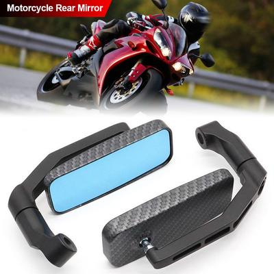 Para regulowanych lusterek bocznych motocyklowych z powłoką antyodblaskową i gwintem 8 mm/10 mm