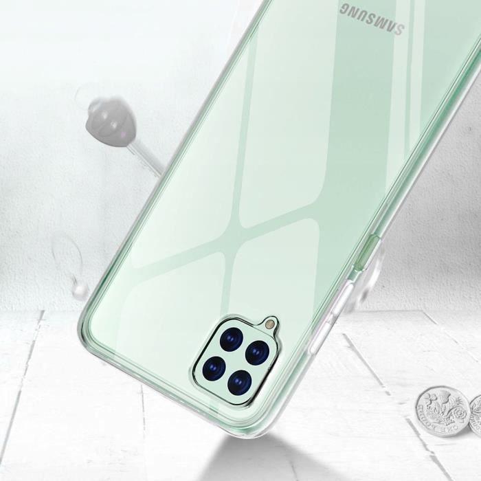 Coque et film de protection - TRANSPARENT - Samsung Galaxy A22 4G - UltraSlim - Silicone gel - Verre trempé