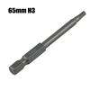 Screwdriver Bit Alloy Steel Length 2.55In Power Drill
