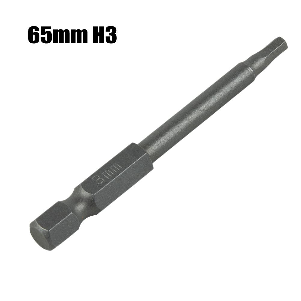 Screwdriver Bit Alloy Steel Length 2.55In Power Drill