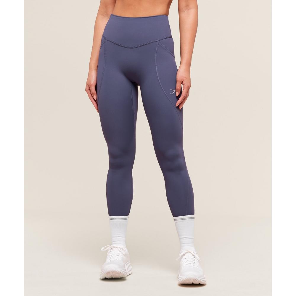 

Gymshark Running Pocket Leggings Weighted Purple B3c7s Pb7p XS
