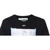 T-Shirt Quadrata Bianca Dondi OFF WHITE OMAA027R191850081088
