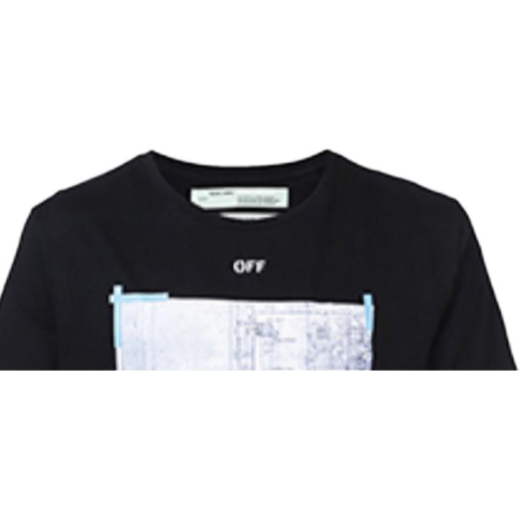T-Shirt Quadrata Bianca Dondi OFF WHITE OMAA027R191850081088