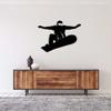 Decorazione Murale in Metallo Snowboarder - Arte Metallica Sci. Decorazione da Parete Sportiva. Arte del Ferro. Decorazione Murale. Ornamento Murale Sportivo. Opera d'arte in ferro.