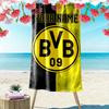 Benutzerdefinierter Name Dortmund Druck Strandtuch, Großes Weiches Schnelltrocknendes Handtuch für Strand Camping Schwimmen_xia