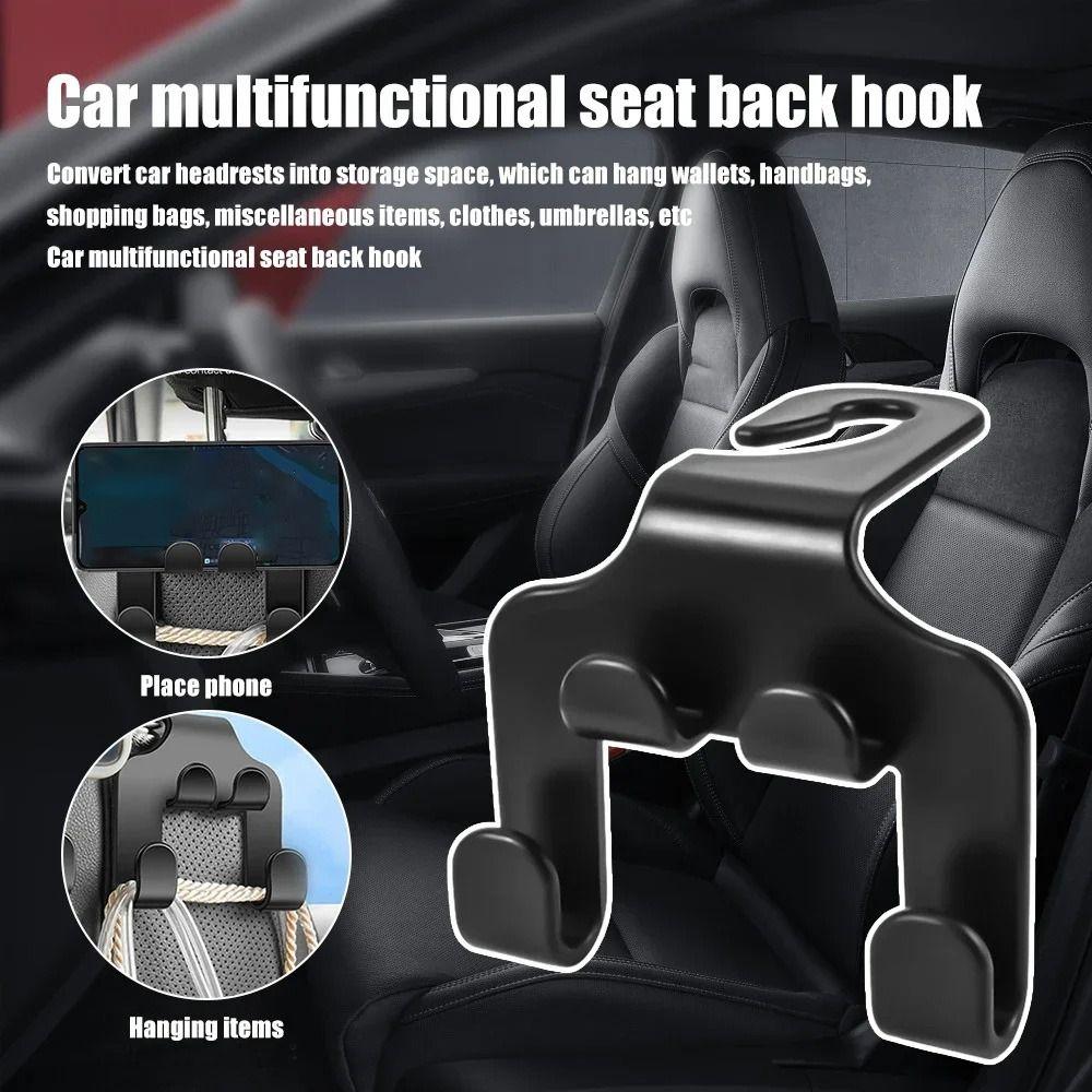 1/3Pcs Double Head Car Seat Headrest Hook Universal Vehicle Holder Car Interior Accessories