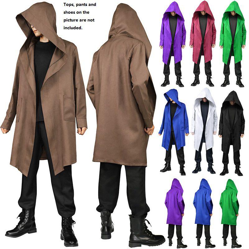 Supreme Quality Death Hooded Capes For Women Men Witch Cosplay Halloween Costume