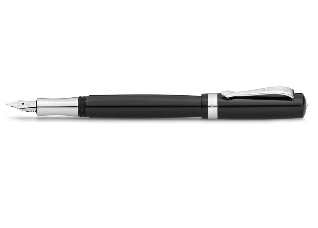 Kaweco Student Fountain Medium Officially Imported Pen, Nib, Black, STFP-BK,