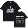 Rapper Playboi Carti Antagonist Tour Tshirt 2023 Concert Fans T Shirt Unisexs Fashion Hip Hop Short Sleeve Oversized Tshirts