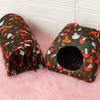 2Pcs Mini Guinea Pig Nest Cute Rabbit Squirrel Cage Hideout Washable Guinea Pig Bed Versatile Cage Accessories for Small Pet