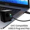 ELP 48MP USB Camera 8K Webcam 6000P Ultra HD USB Camera with 200 Degree Wide Angle Fisheye Lens for PC Computer Light Burn Laser Engraving Machine