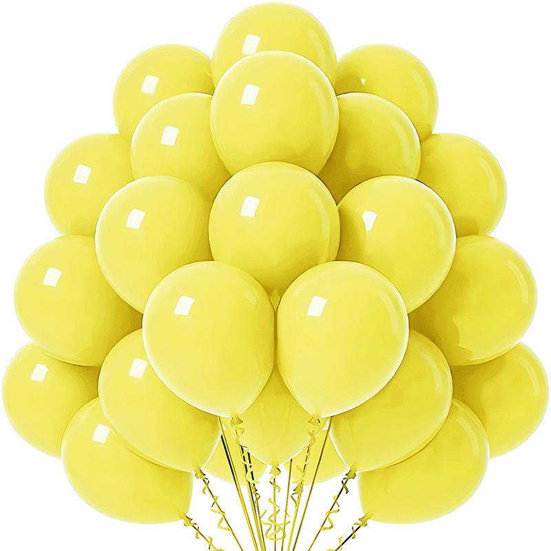 Einfarbiges 10-Zoll-Matte-Latexballon-Set für Kindergeburtstagsdekoration
