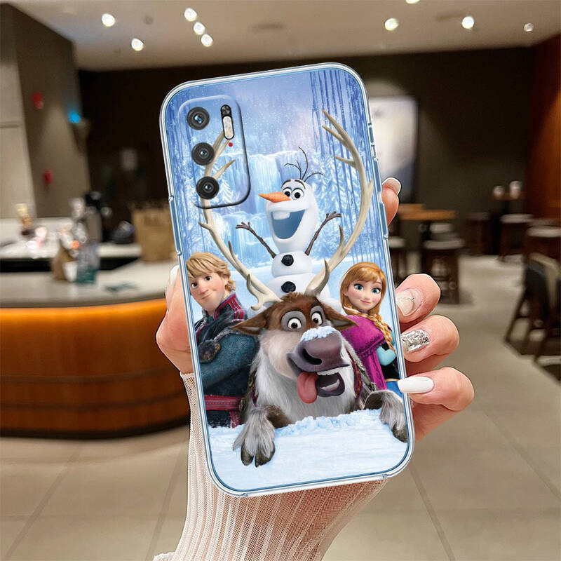 Frozen Olaf Elsa Anna Phone Case for Motorola Edge 20 30 S30 40 50 Fusion Lite Plus Pro Ultra Neo One Action Zoom Hyper Power Macro Vision