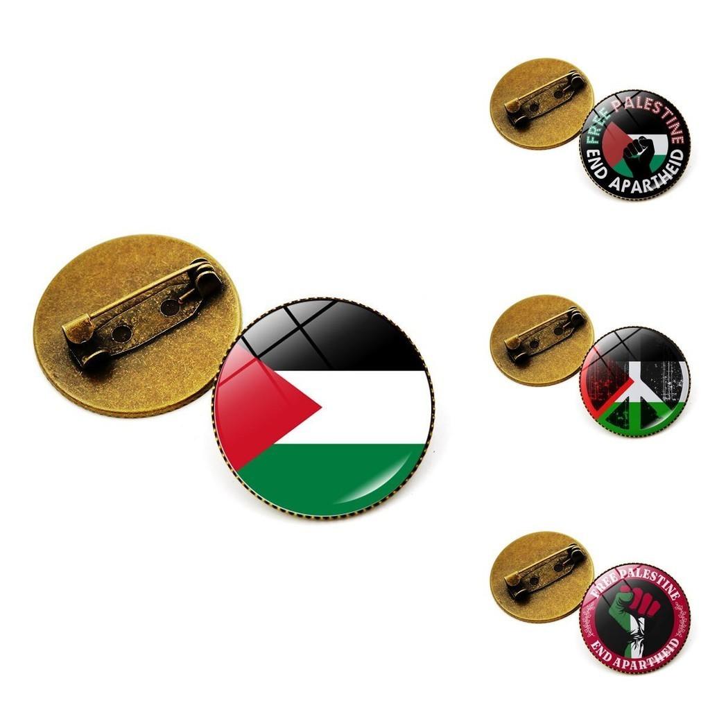 Premium Zinc Alloy Palestine Flag Brooch Pin Unique And Stylish Accessory For Bags And Jewelry Wholesale