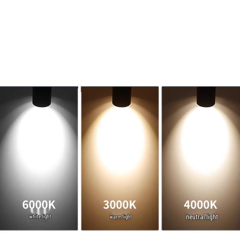 Adjustable Surface Mounted LED Spotlight - Small Ceiling Track Light