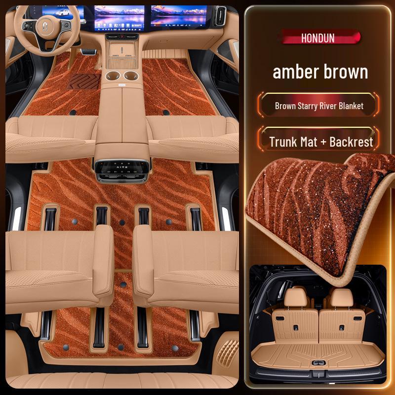 AITO M8 TPE Floor Mats Set for 2025 Huawei Model - Fits 5/6-Seater
