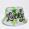 Spring and Summer New Irish Festival Shade Basin Hat Clover St. Patrick's Day Fisherman Hat