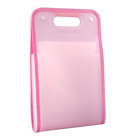 Expanding File Folder 13 Pockets Accordion File Organizer with Handle Plastic Clear Document Organizer Hold A4 Letter Size Paper