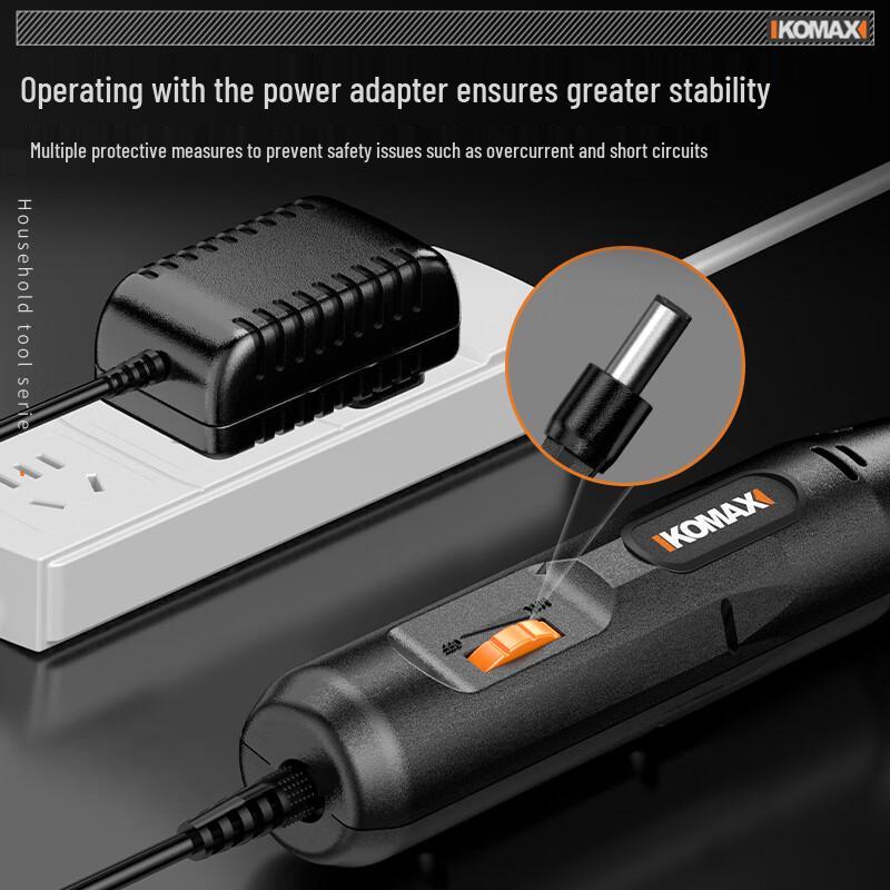 COMES Mini Handheld Electric Rotary Tool Kit CN plug (adapter included)