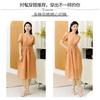 Summer Waist Slimming Dress with Elegant Temperament, Women's Mid Length Skirt