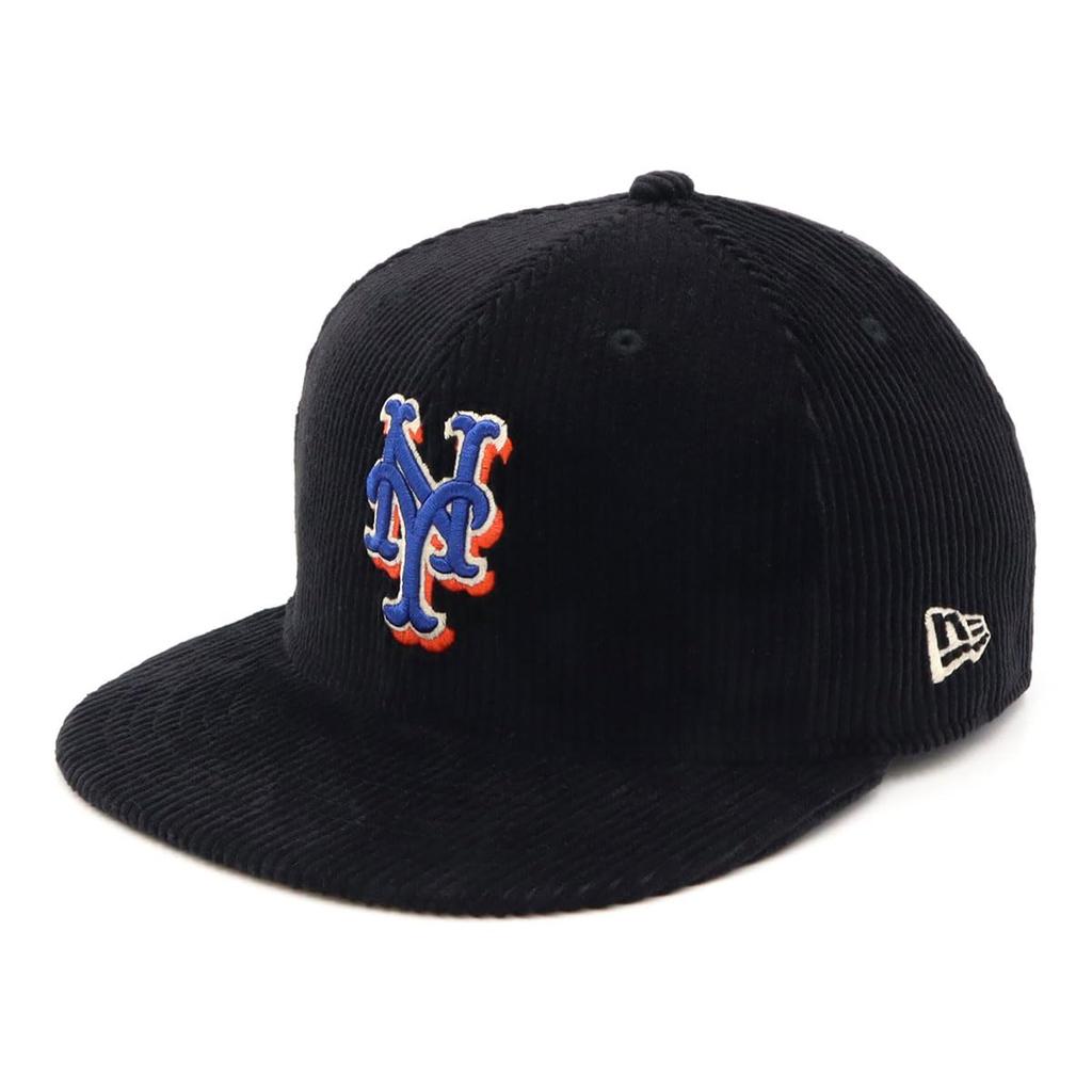 New Era Cap 59FIFTY MLB Corduroy NYM Black 7 38 5950 CORDUROY NEYMET BLK