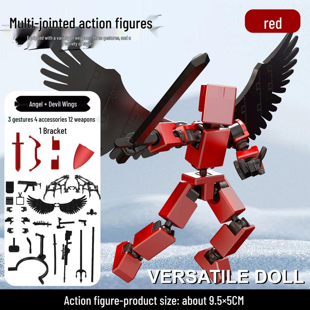 Lucky 13 Jointed 3D Printed Movable Figure - Children's Decompression Toy Ornament