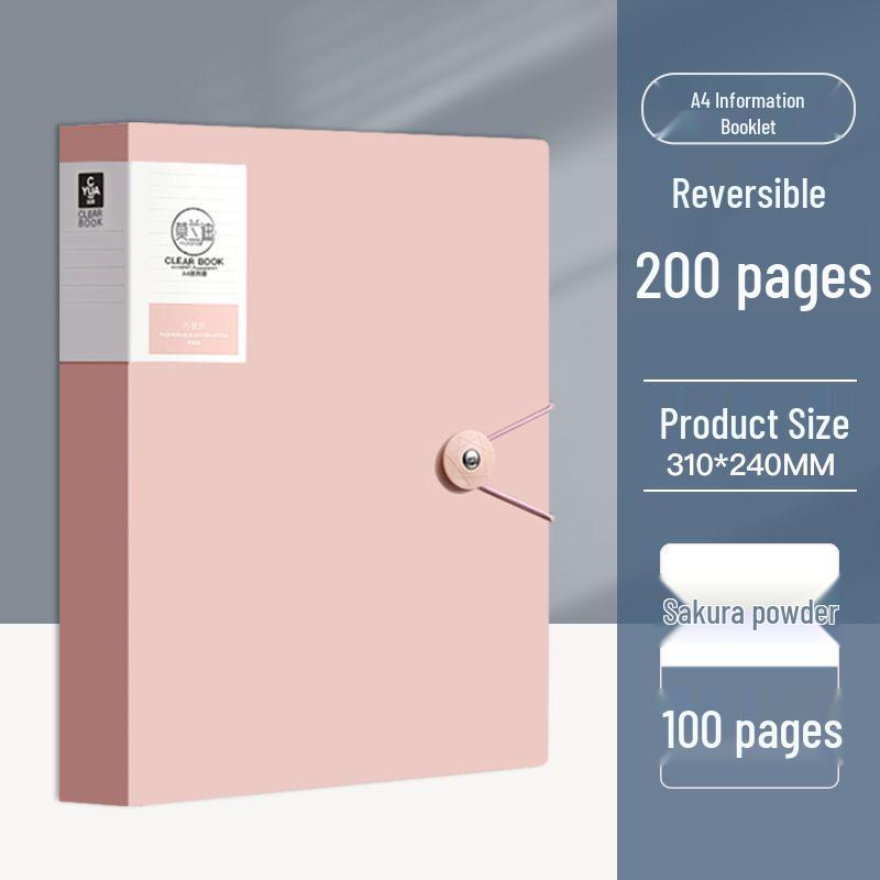 A4 Multi-layer Transparent Storage Folder for Test Papers, Music Scores, and Documents