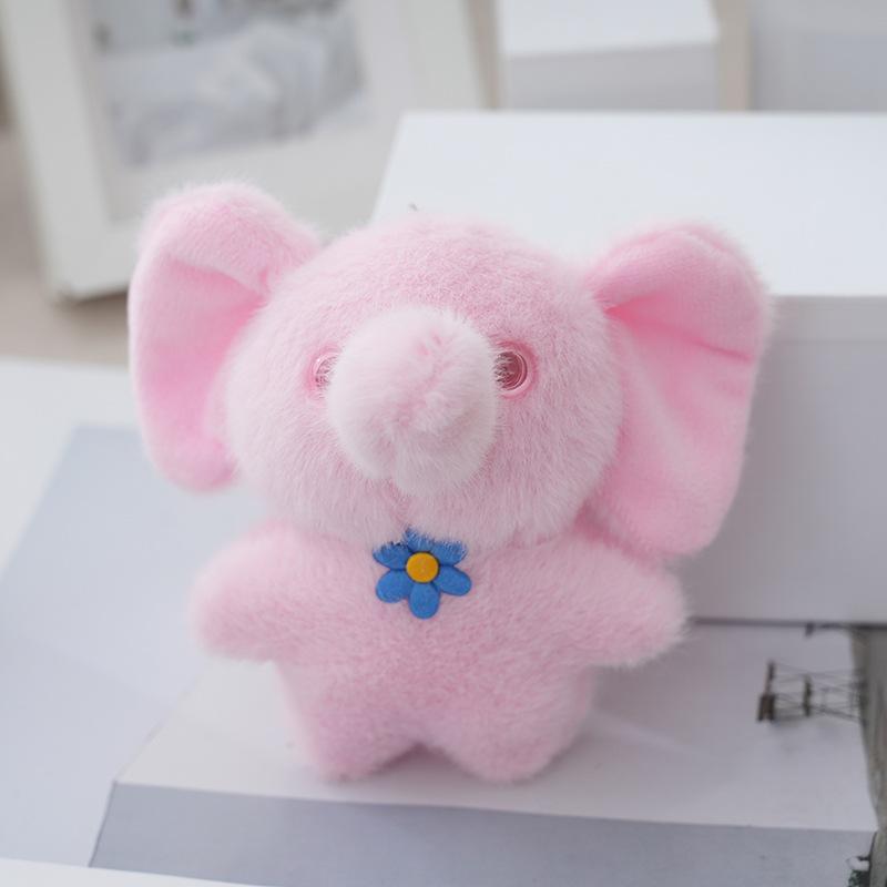 

Плюшевый слон Милый брелок Кукла Мягкая игрушка Очаровательный подарок для свадеб и мероприятий розовый