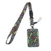 Printed ID Badge Holder with Lanyard Neck Strap Employee Badge Student Card Holder