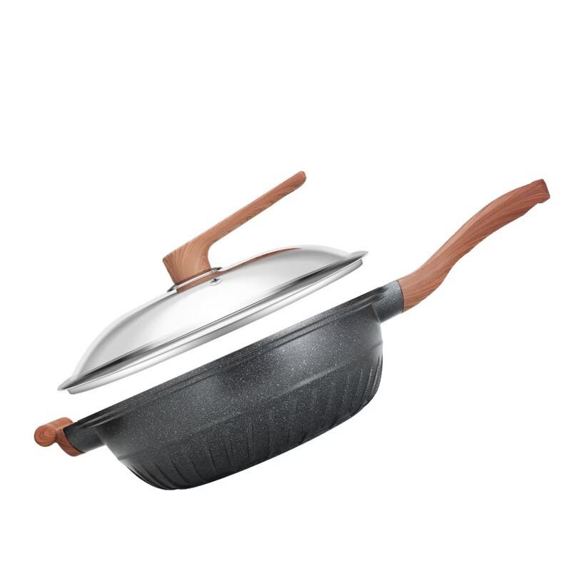 

Upgraded Maifan Stone Non-Stick Wok & Frying Pan