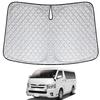 Compatible with Hiace 200 Series Wide Body Sunshade Front Sunshade Shade Curtain Foldable Blackout Insulation Lightweight Cool Compact UV Protection