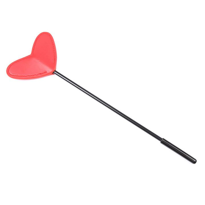 Heart Tip Crop Whips Fantasy BDSM Flogger Paddle Tickler Cosplay Game Slave Sex Toys For Couples Beginner Bondage Spank Tool