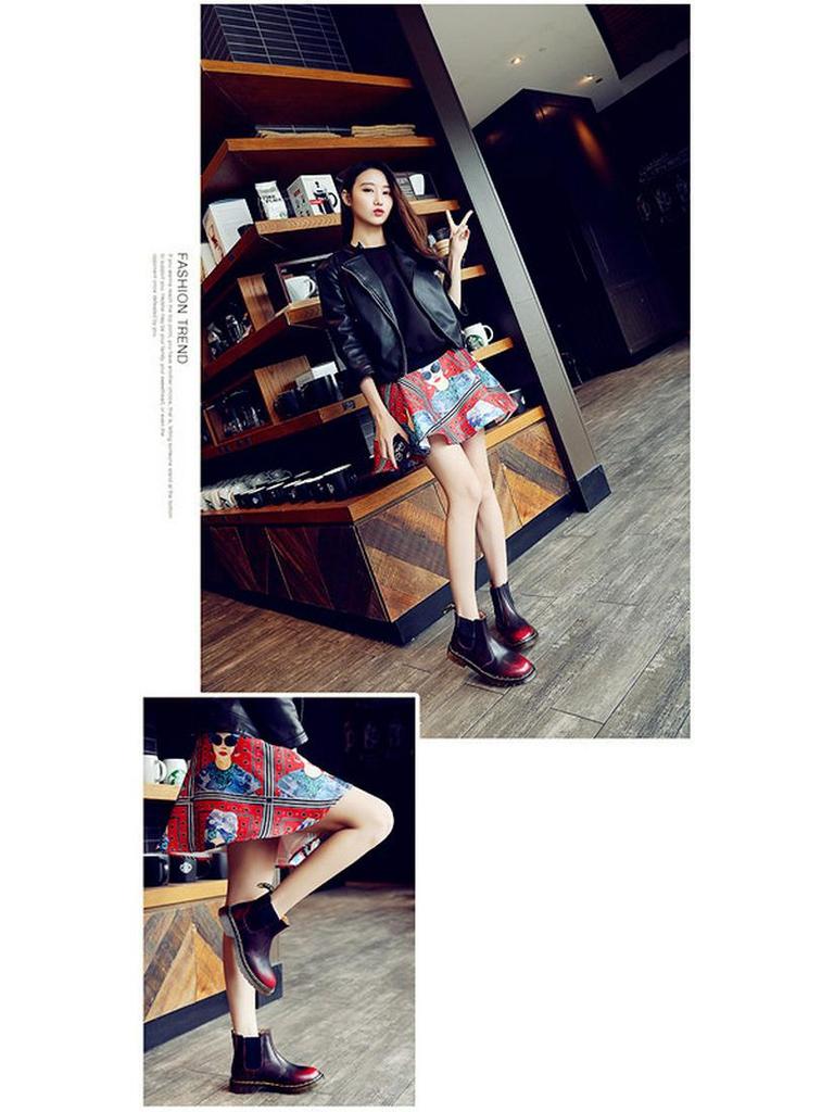 Stivali Chelsea Martin Moda Uomo e Donna - Stivaletti Corti Elastici Casual