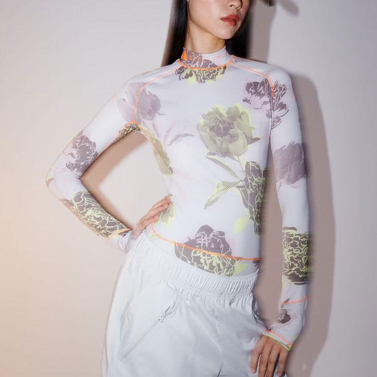 (WMNS) Adidas By Stella Mccartney Cropped Long-Sleeve Top (Asia Szing) Asia Sizing 'White' Women's IN3634
