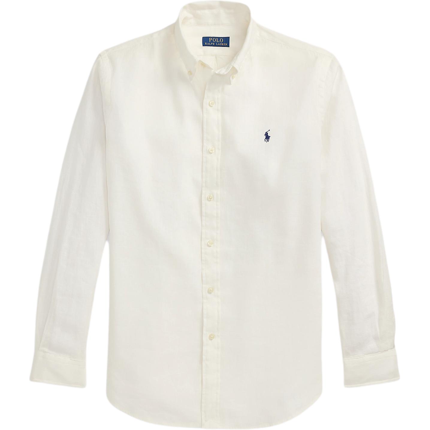 

Polo Ralph Lauren Легкая Дышащая Рубашка Поло с Вышивкой Логотипа Мужские рубашки Белый 710967608-004 XL