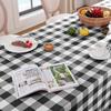 Amazon Tablecloth Decoration Red Black And White Checked Christmas Day American Yarn Dining Table Tablecloth Household