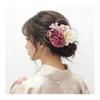 FASELE Japanese Traditional Hair Accessories for Women - Silk Flower, Mizuhiki, Hairpins, Combs, Kanzashi, Peony, Hydrangea, Tassels, Pearls -