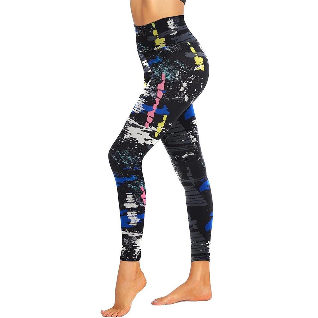 Leopard Print High-Waisted Yoga Leggings for Women