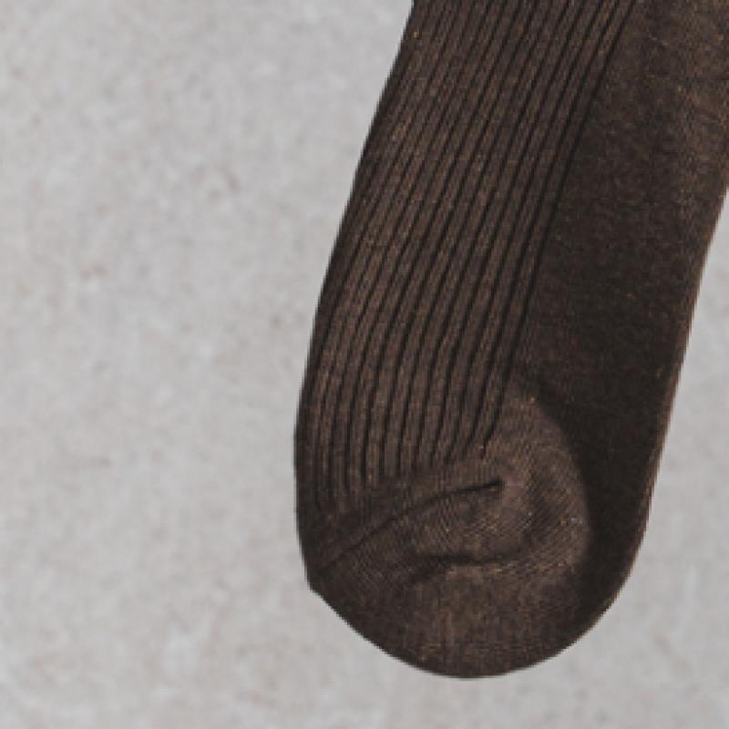 Monfoot Men S Ribbed Long Neck SockS Brown