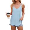 2026 New Solid Color Round Neck Women's Camisole Top
