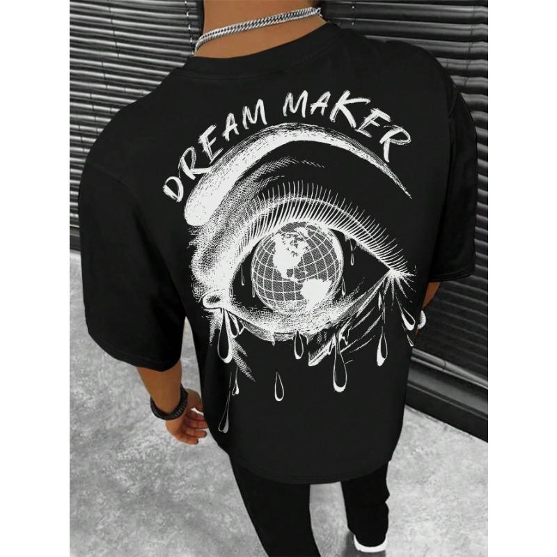 

3D-принт Оптимистическое стремление к Porsue Harajuku Цветочный принт Мужская футболка Большие свободные футболки Дышащие футболки 6XL