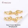 18K Gold Plated Connector Clasps For Bracelets Necklaces Making,Clasps For Jewelry DIY Accessories,End Clasp