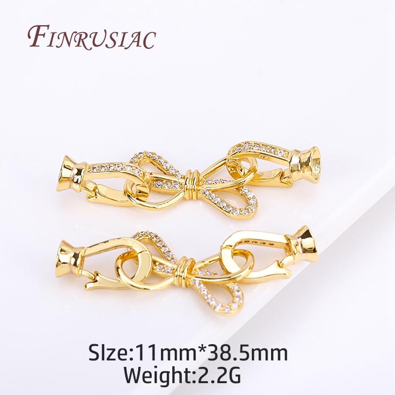 18K Gold Plated Connector Clasps For Bracelets Necklaces Making,Clasps For Jewelry DIY Accessories,End Clasp
