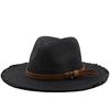 Spring and summer new outdoor travel sunshade burr edge jazz straw hat men and women sun protection big eaves hat