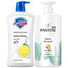 Pantene Silky Smooth Shampoo & Lemon Shower Gel Set