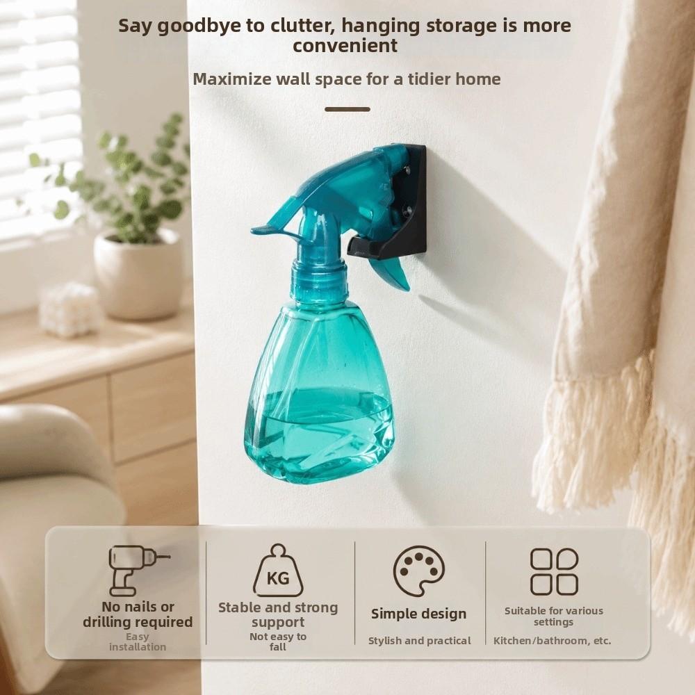4Pcs Easily Install Spray Bottle Holder Multifunctional Storage Rack Spray Bottle Racks Bathroom