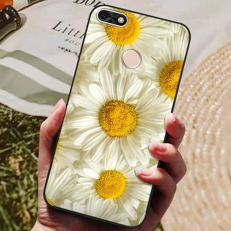 Per Huawei P Smart 5.65 pollici Custodia in TPU Morbido Silicone Lupo Carino Cover Posteriore Custodia per Telefono Per Huawei P Smart 2018 FIG-LX1 Custodia PSmart