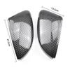 2pcs/set Car Side Rear View Rearview Mirror Cover Caps For Volkswagen For VW Polo Mk6 AW GTI