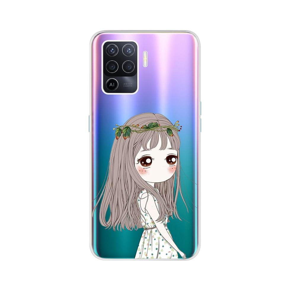 For OPPO A94 54 A74 Case 59 Cute Fashion Painted Mobile Phoen Case For OPPO A54 A 94 74 4G Cover OPPPA74 Soft TPU Silicone Coque